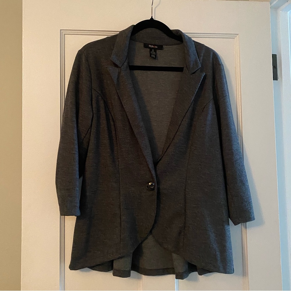 Style & Co. Charcoal Blazer